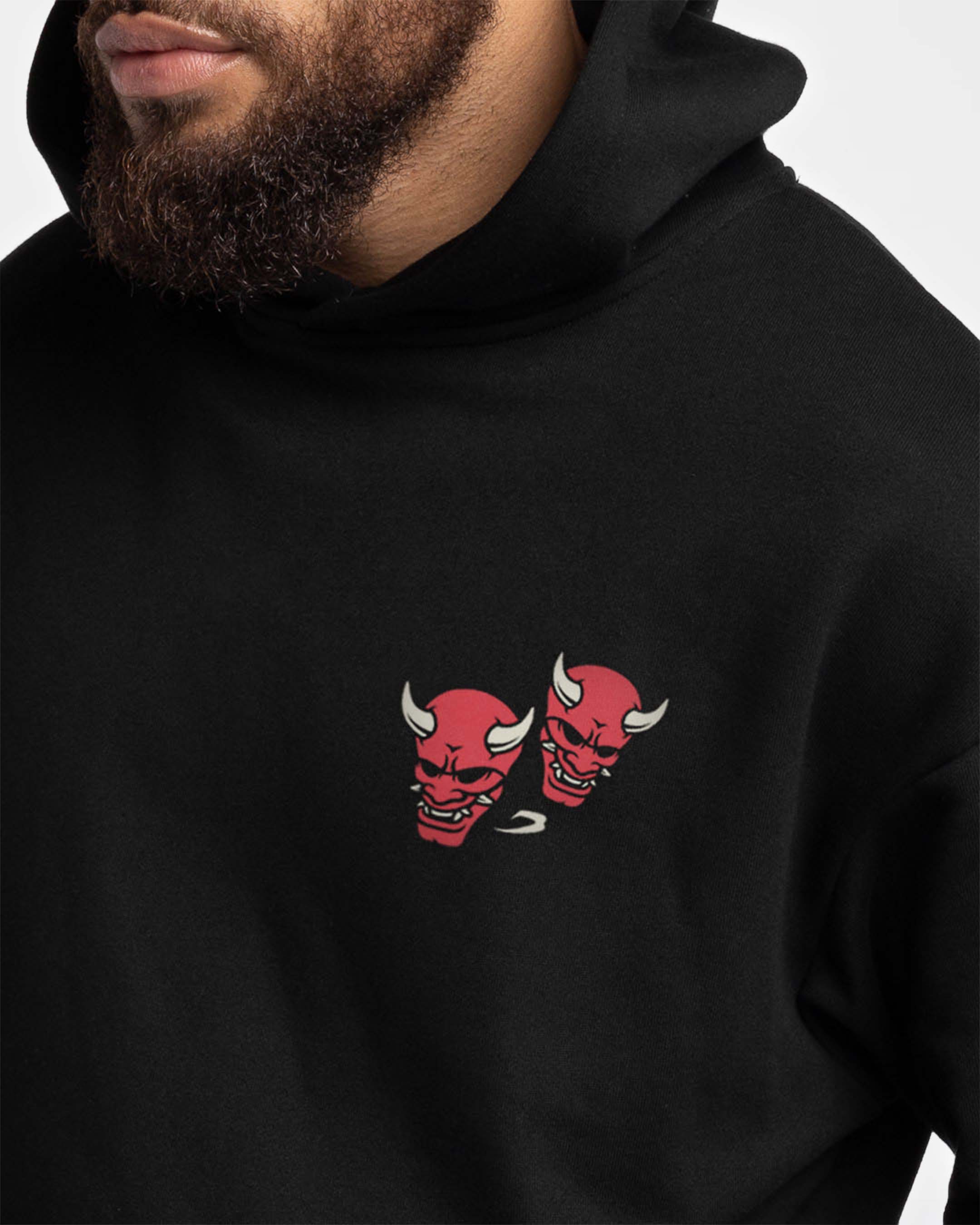 Death Before Dishonor Oversized Hoodie - Black