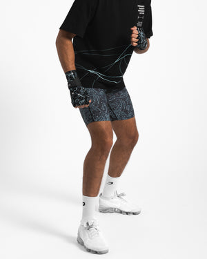Disciplined Thought/Action Compression Shorts - Black