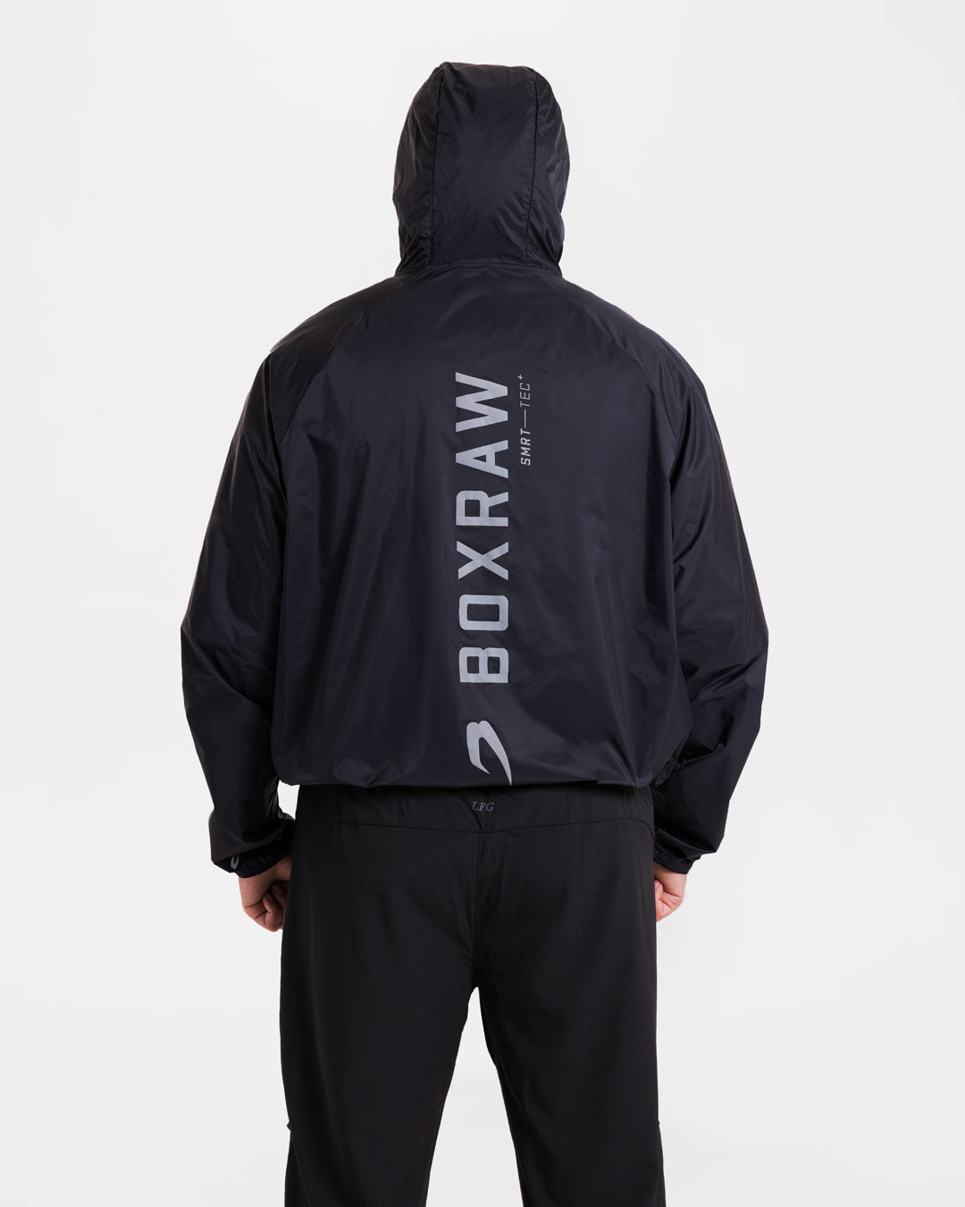 Genaro Zip Up Windbreaker - Black