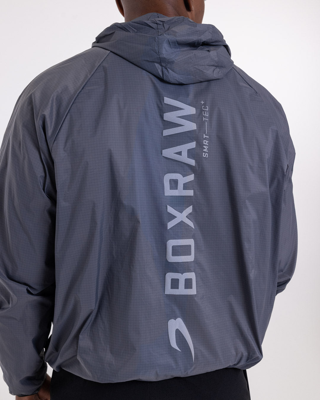 Genaro Zip Up Windbreaker - Charcoal