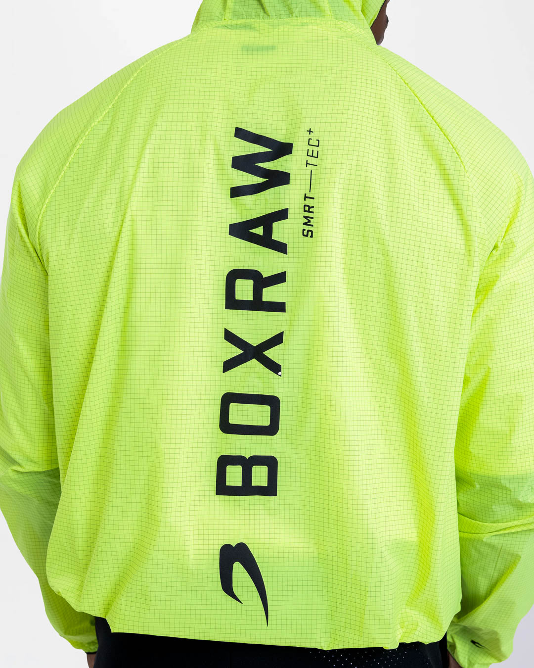 Genaro Zip Up Windbreaker - Neon Yellow