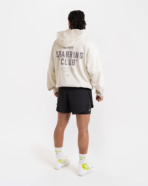 Nakatani x Sparring Club Oversized Hoodie - Washed Beige