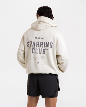 Nakatani x Sparring Club Oversized Hoodie - Washed Beige