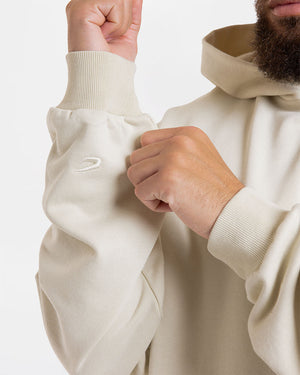 Nakatani x Sparring Club Oversized Hoodie - Washed Beige