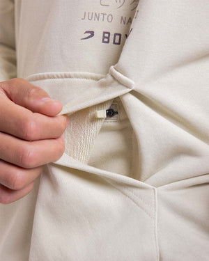 Nakatani x Sparring Club Oversized Hoodie - Washed Beige