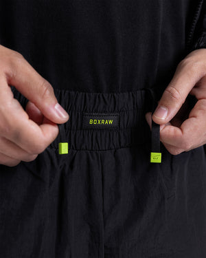 Nakatani x BOXRAW Track Bottoms - Black/Yellow