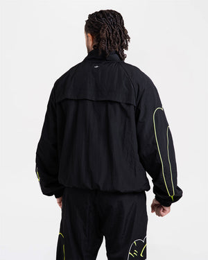 Nakatani x BOXRAW Track Jacket - Black/Yellow