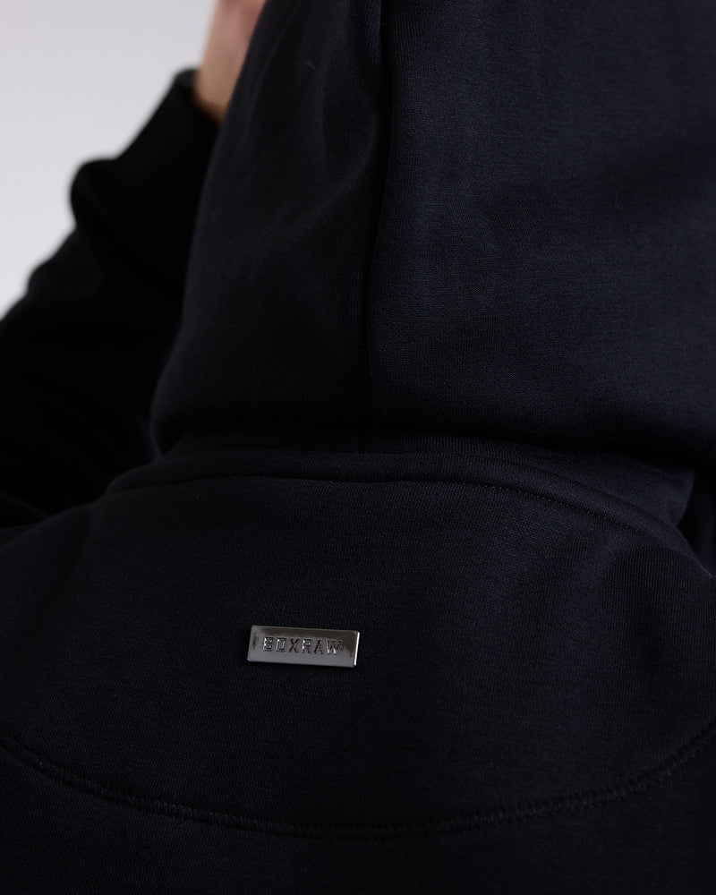 Strike Oversized Hoodie - Black