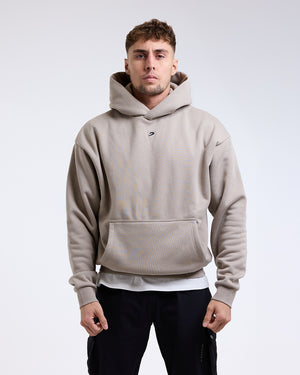 Strike Oversized Hoodie - Stone