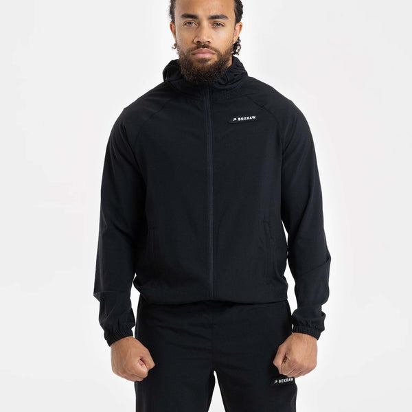 Robinson Training Jacket - Black | BOXRAW
