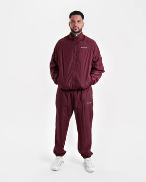 Saxton Track Bottoms - Burgundy