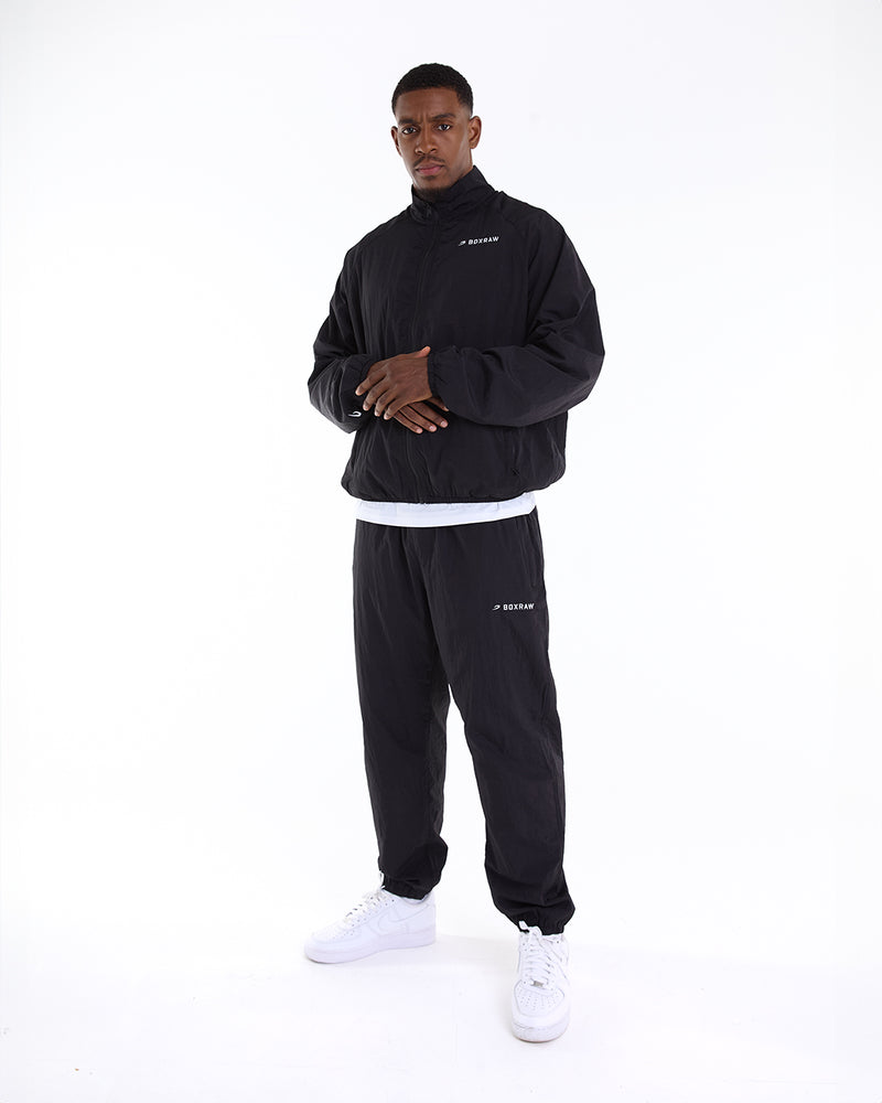 Saxton Track Jacket - Black