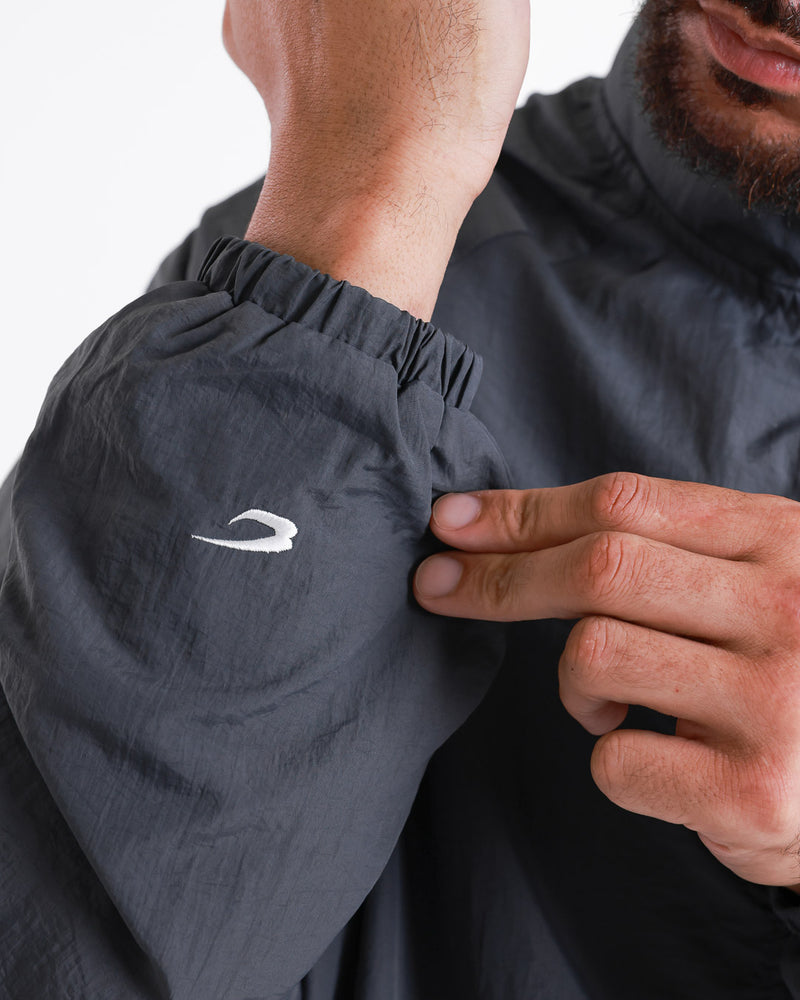 Saxton Track Jacket - Charcoal