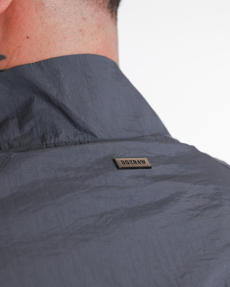 Saxton Track Jacket - Charcoal