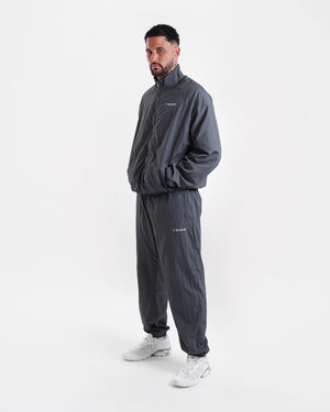 Saxton Track Jacket - Charcoal