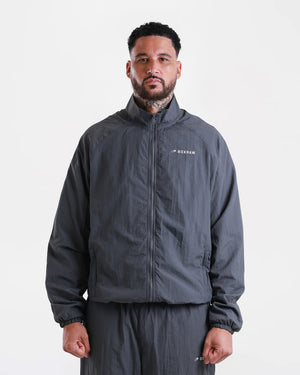 Saxton Track Jacket - Charcoal