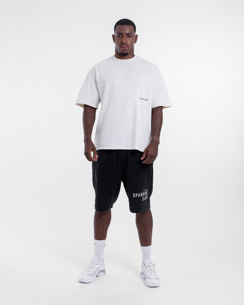 Sparring Club Sweat Shorts - Washed Black