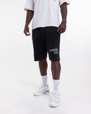 Sparring Club Sweat Shorts - Washed Black
