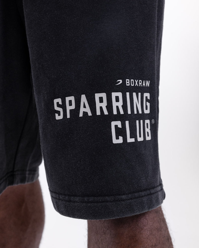 Sparring Club Sweat Shorts - Washed Black