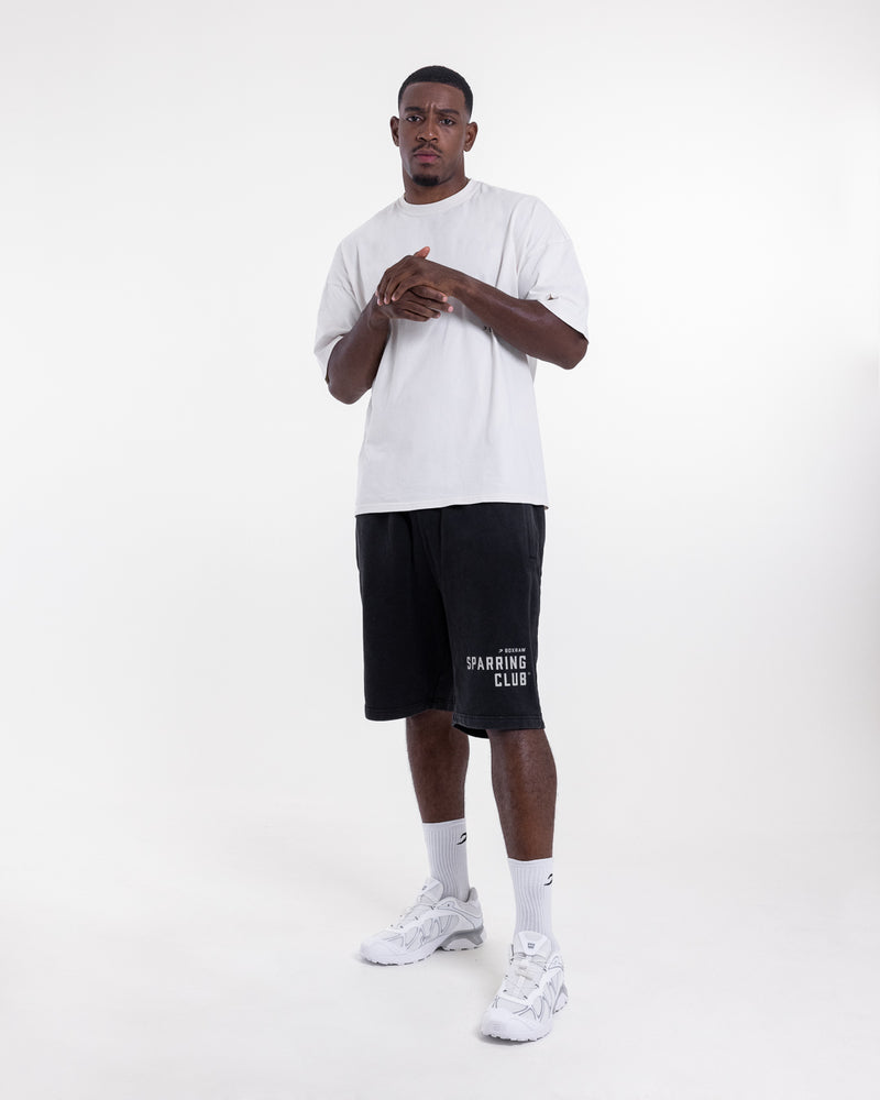 Sparring Club Sweat Shorts - Washed Black