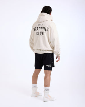 Sparring Club Oversized Hoodie - Washed Beige