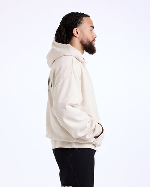 Sparring Club Oversized Hoodie - Washed Beige