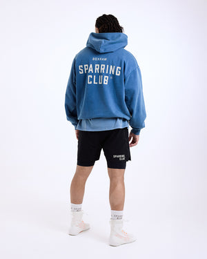 Sparring Club Oversized Hoodie - Washed Baby Blue