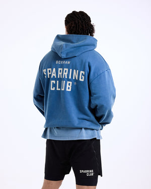 Sparring Club Oversized Hoodie - Washed Baby Blue