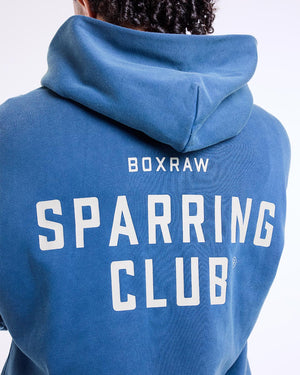 Sparring Club Oversized Hoodie - Washed Baby Blue