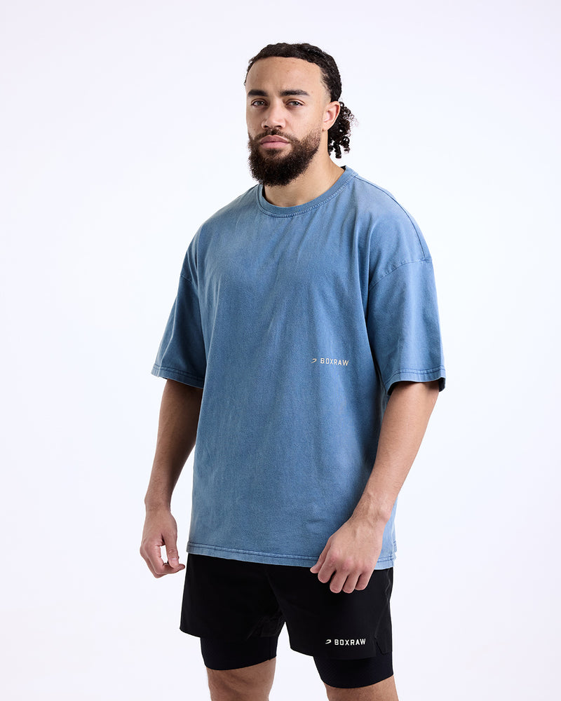 Sparring Club Oversized T-Shirt - Washed Baby Blue