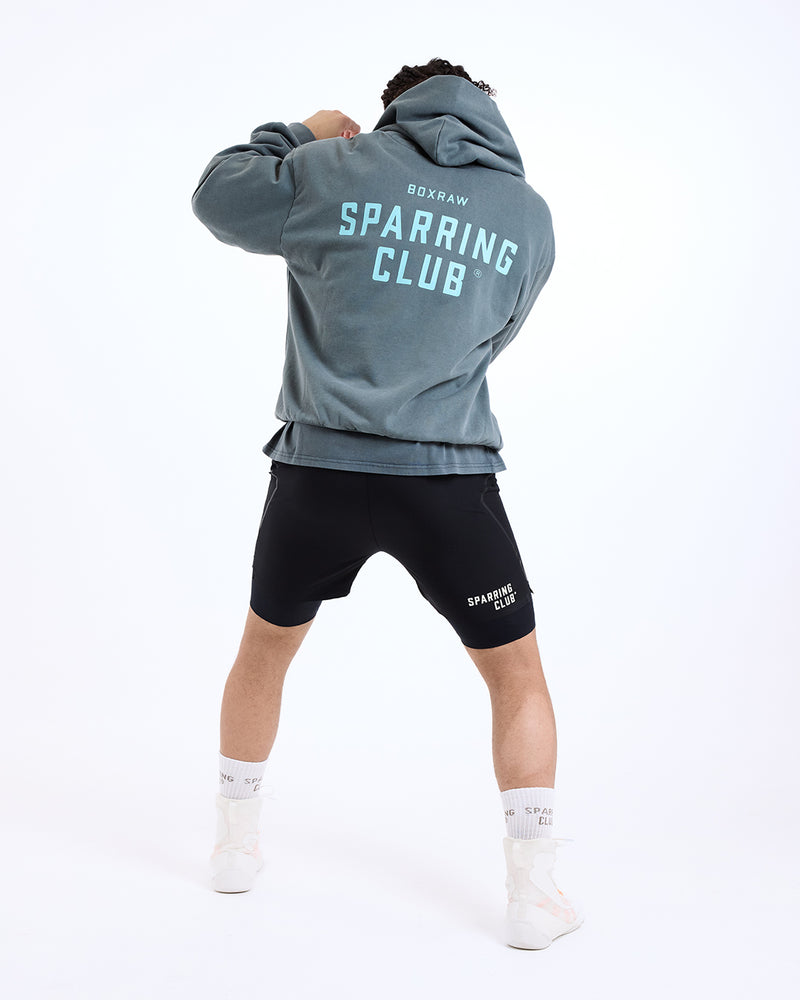 Sparring Club Oversized Hoodie - Washed Charcoal