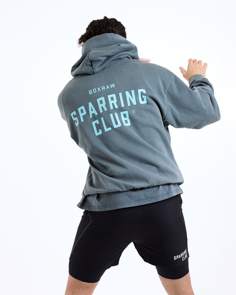 Sparring Club Oversized Hoodie - Washed Charcoal