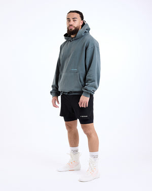 Sparring Club Oversized Hoodie - Washed Charcoal