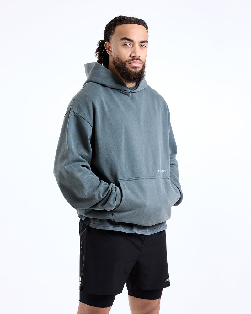 Sparring Club Oversized Hoodie - Washed Charcoal