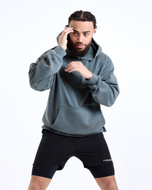 Sparring Club Oversized Hoodie - Washed Charcoal