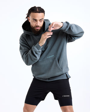 Sparring Club Oversized Hoodie - Washed Charcoal