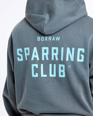 Sparring Club Oversized Hoodie - Washed Charcoal