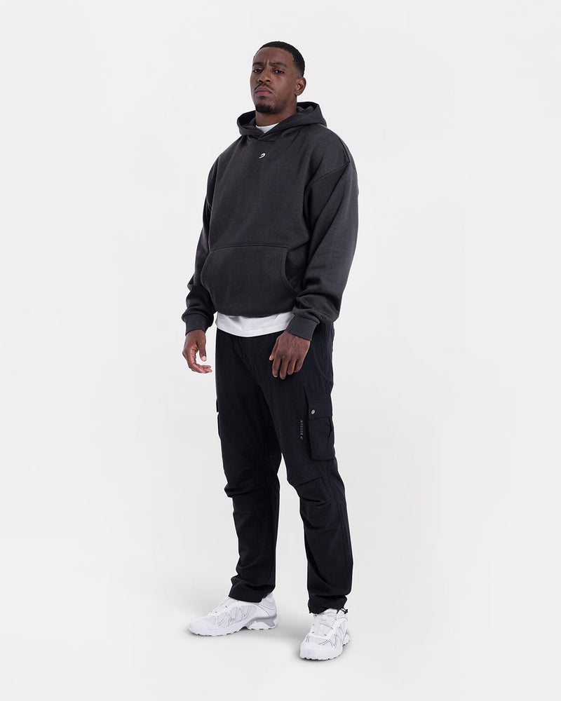 Strike Oversized Hoodie - Dark Grey