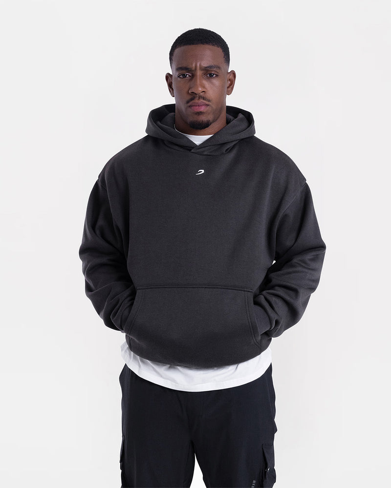 Strike Oversized Hoodie - Dark Grey