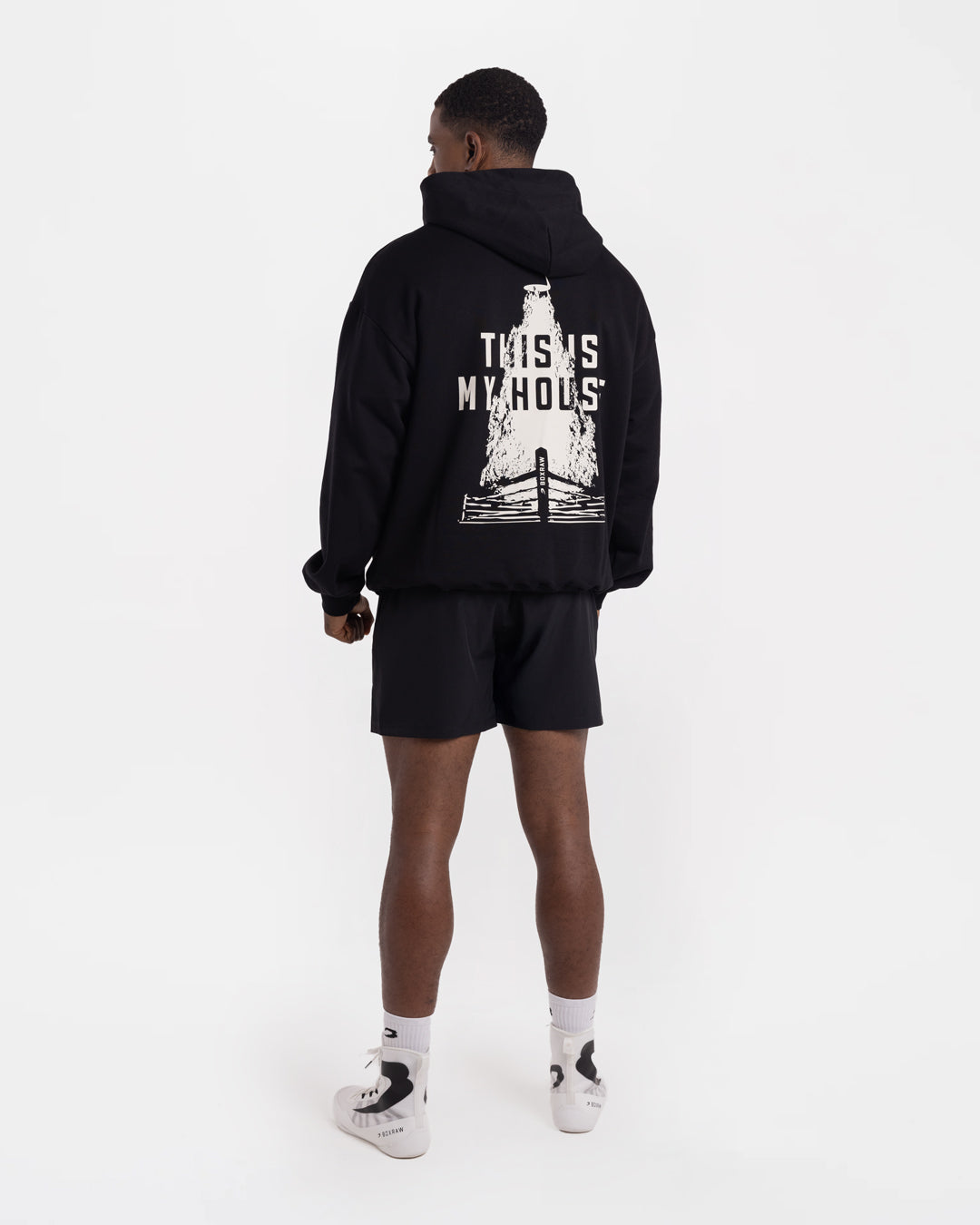 This Is My House Oversized Hoodie - Black