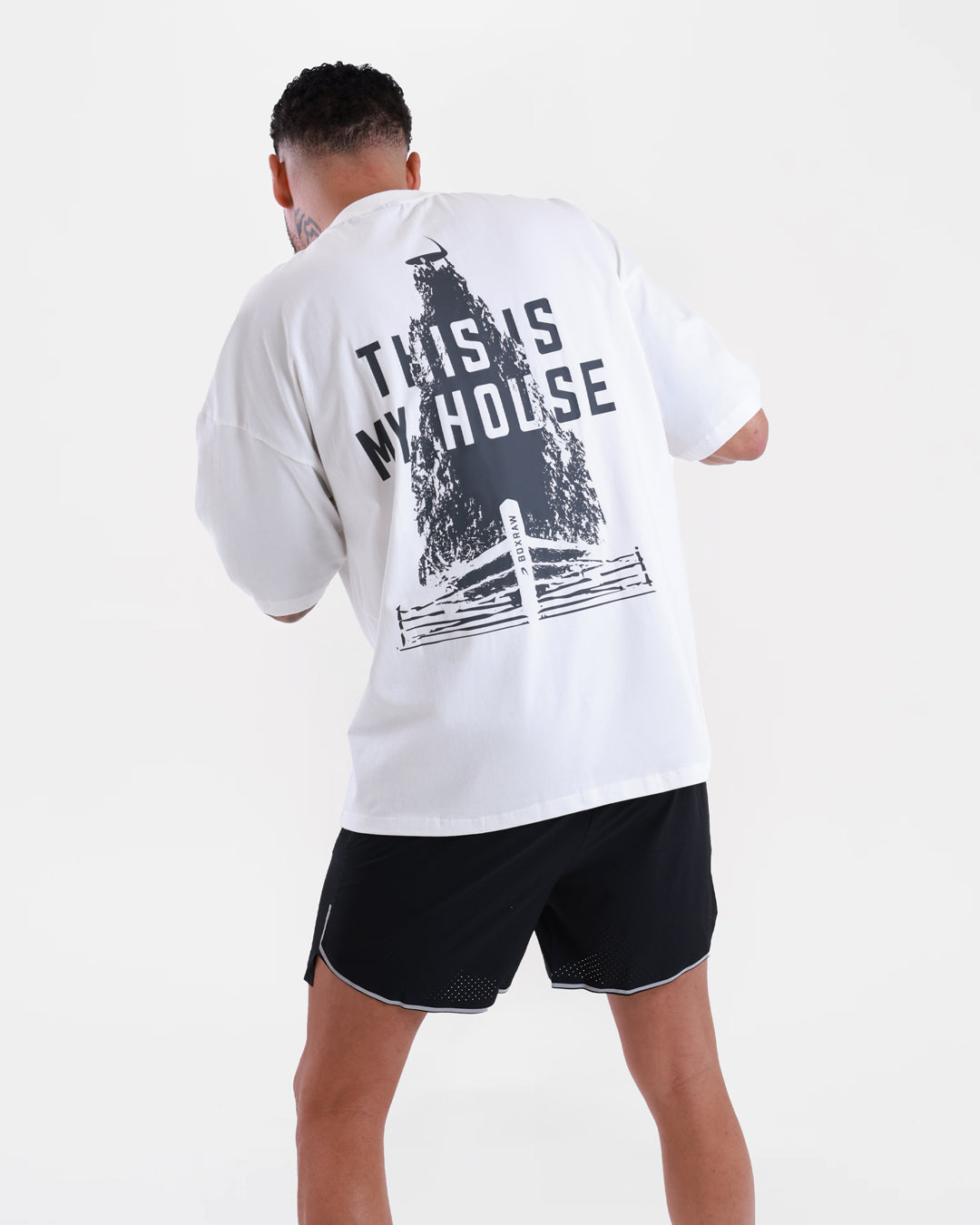 This Is My House Oversized T-Shirt - White