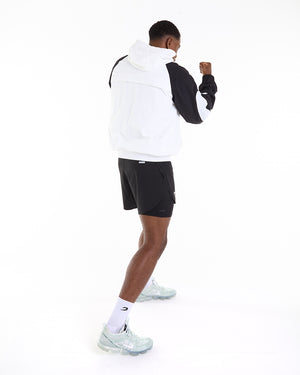 Tunero Track Hoodie - White/Black