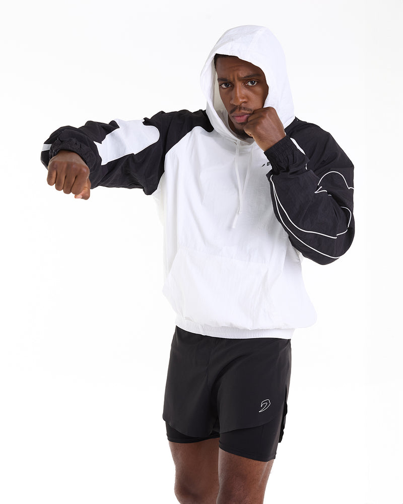 Tunero Track Hoodie - White/Black