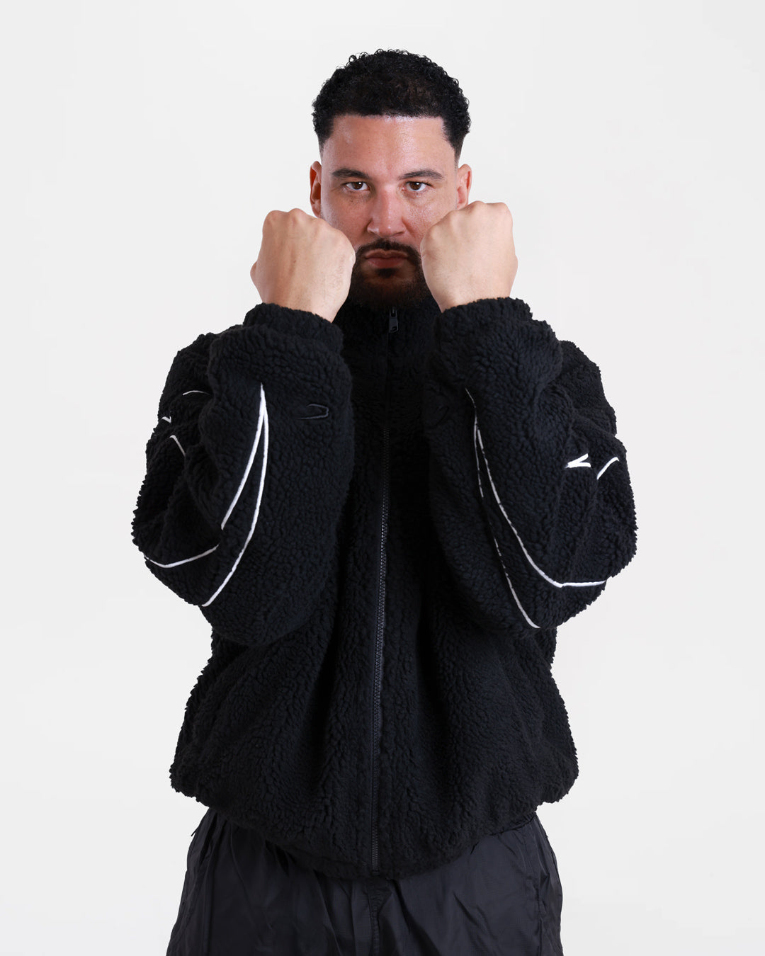 Tunero Sherpa Jacket - Black