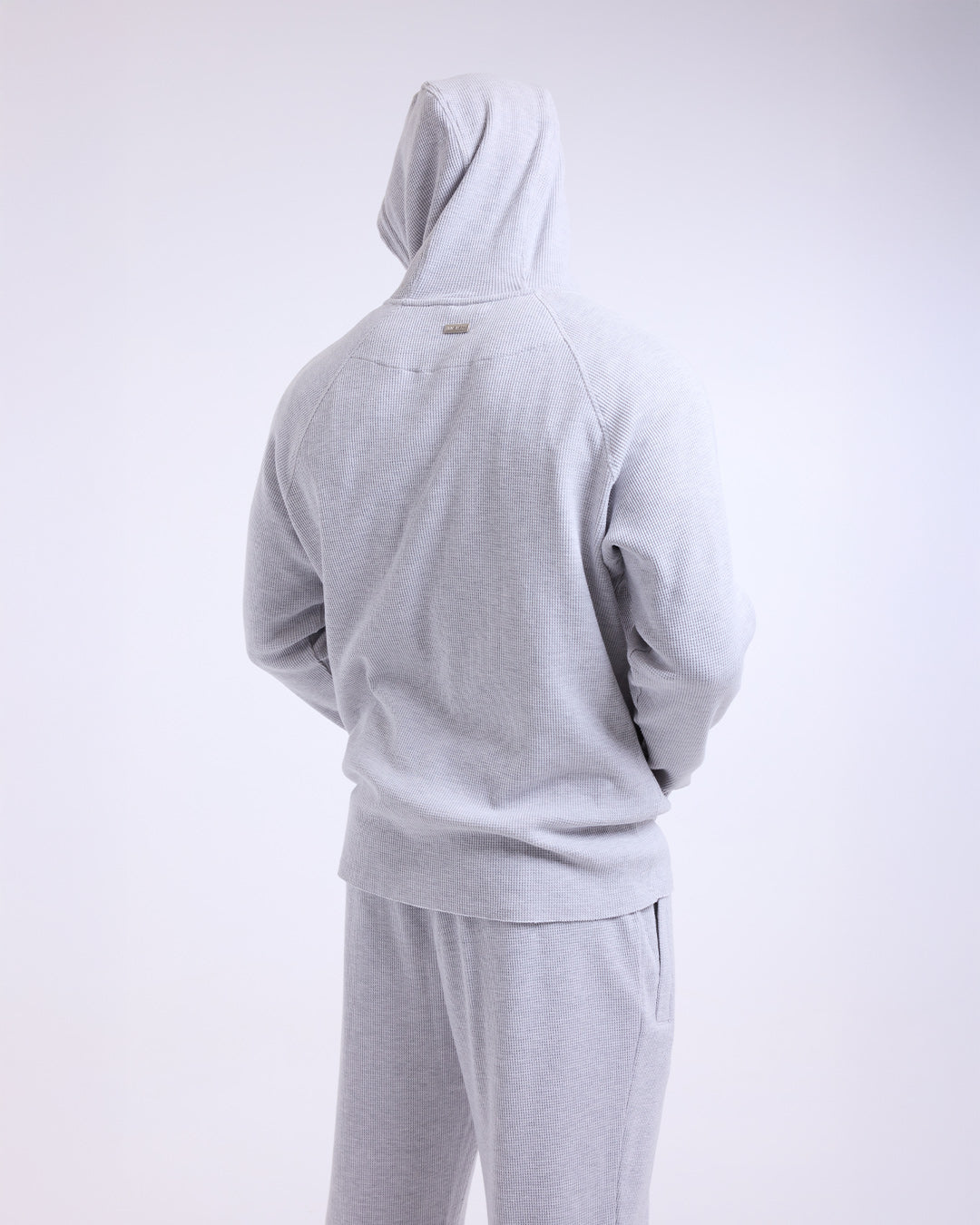 Tunero Waffle Zip Hoodie - Grey