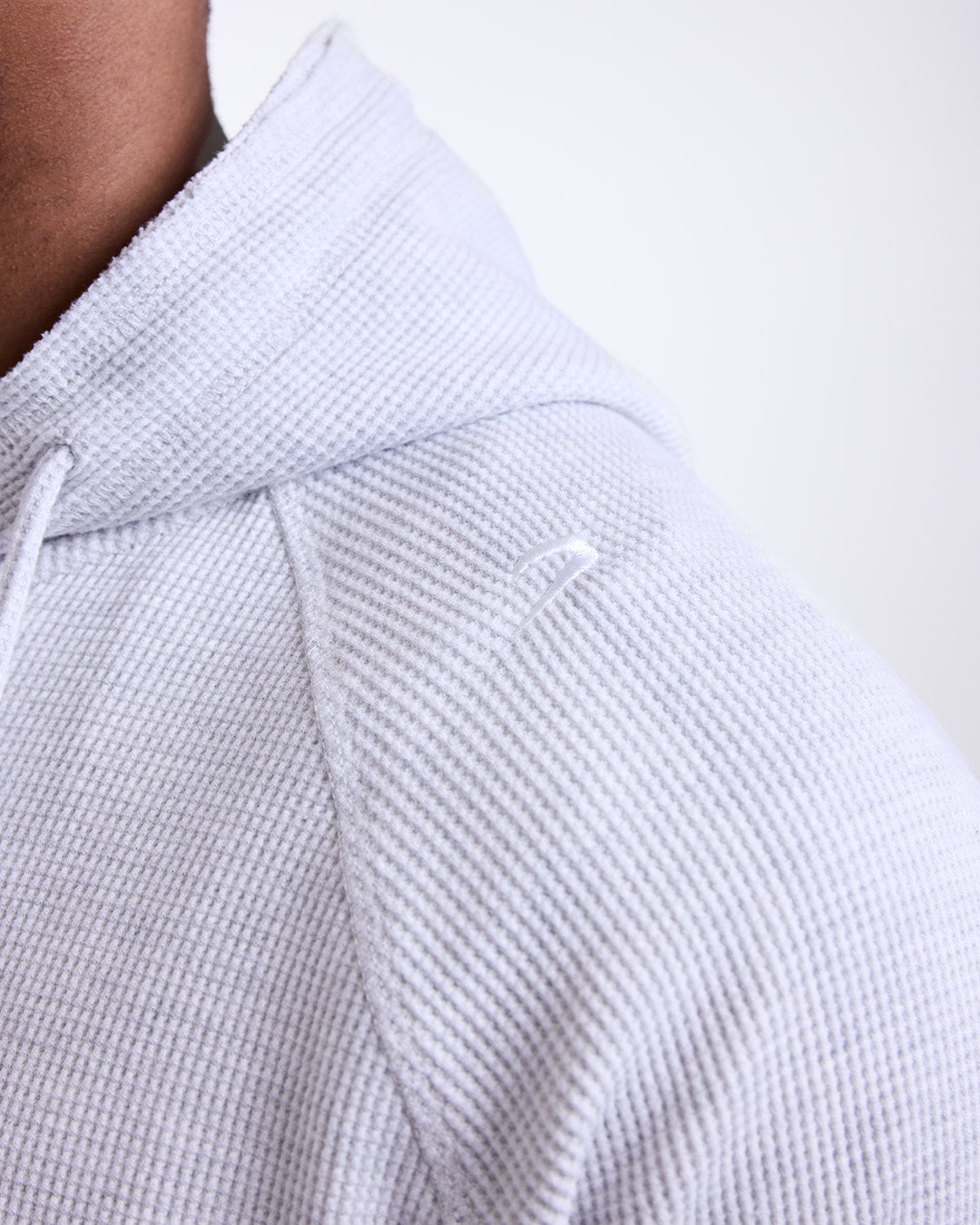 Tunero Waffle Zip Hoodie - Grey