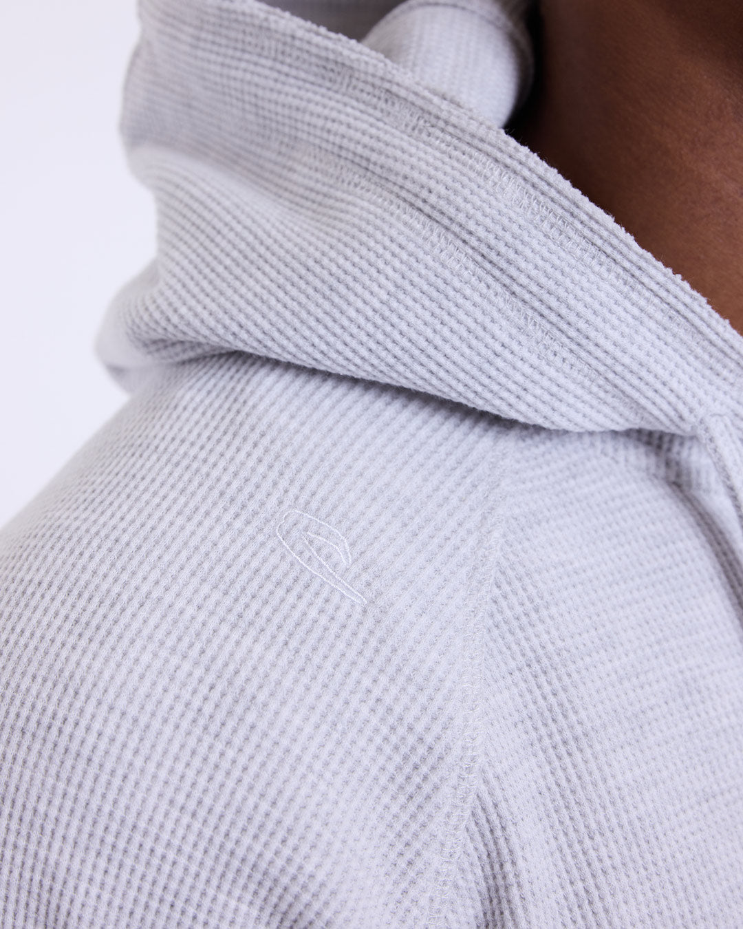 Tunero Waffle Zip Hoodie - Grey