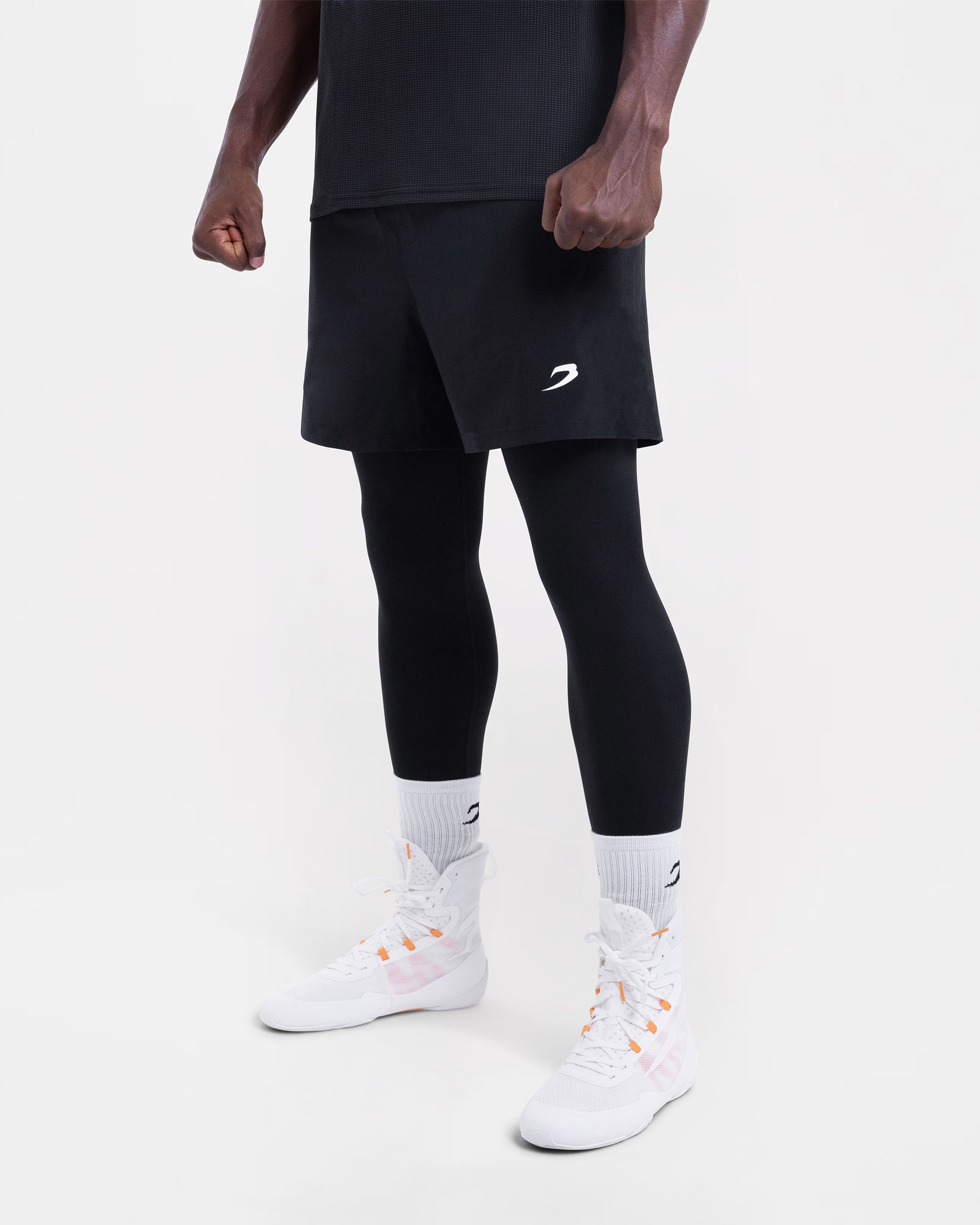 Valdes 2-in-1 Shorts (Full Length) - Black