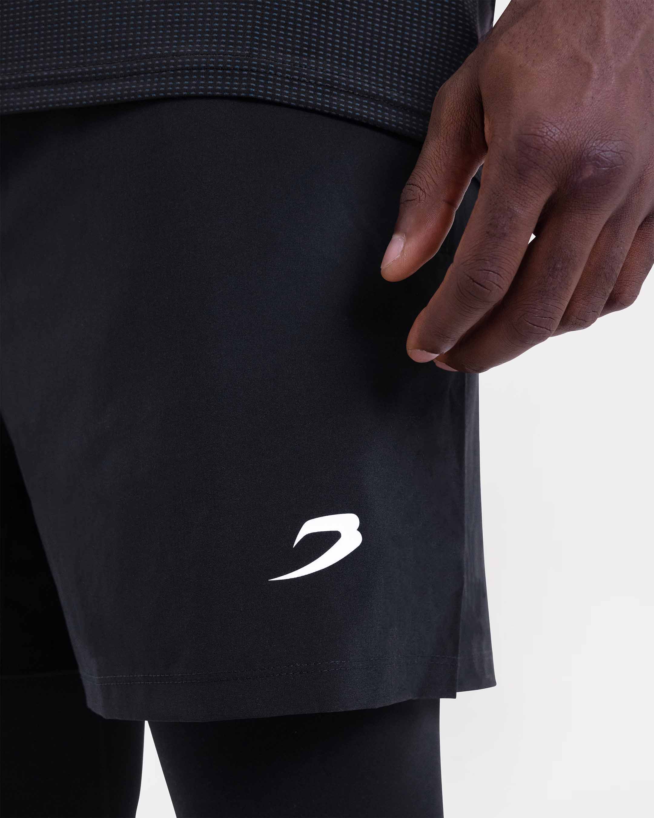 Valdes 2-in-1 Shorts (Full Length) - Black