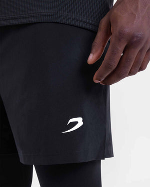 Valdes 2-in-1 Shorts (Full Length) - Black